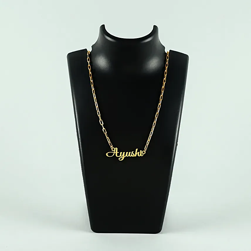 Personalised Name Golden Necklace