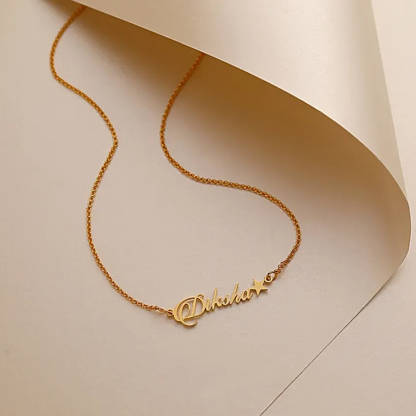 Personalised Name Heart Necklace