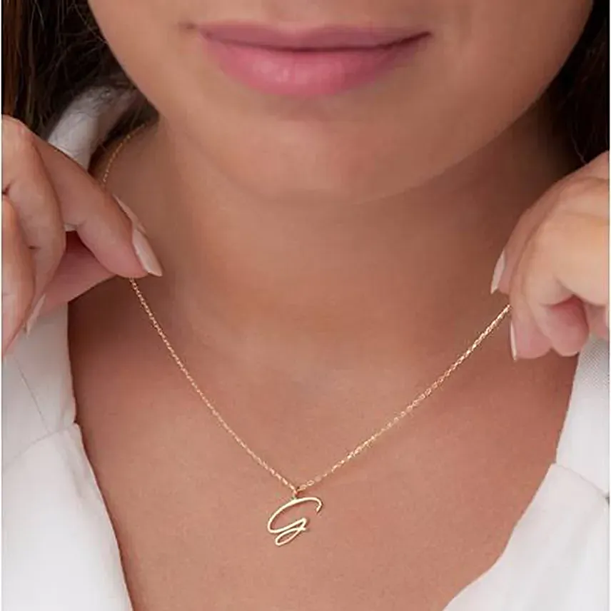 Personalised Name Initial Necklace