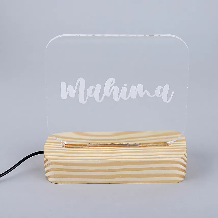 Personalised Name Lamp
