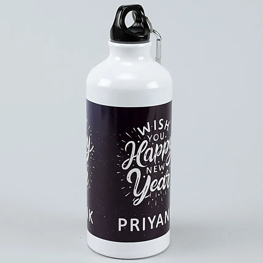 printed new year theme bottle n table top