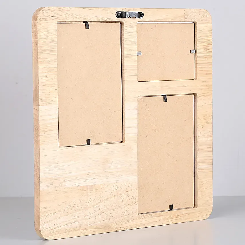 happy anniversary One Personalised Wooden photo frame for her