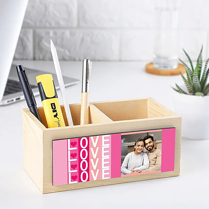 Personalised Pen Stand Gift