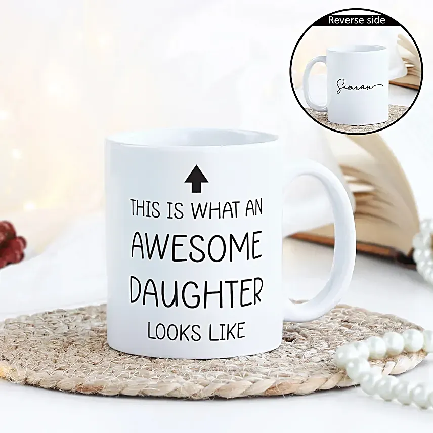 Personalised Perfect Daughter Mug