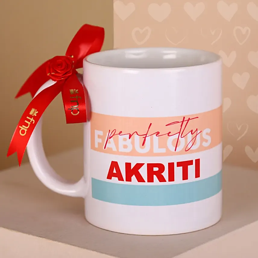 Personalised Perfectly Fabulous Mug Hand Delivery