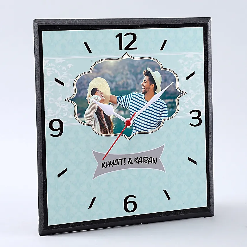 Personalised Photo and Name Wall Clock