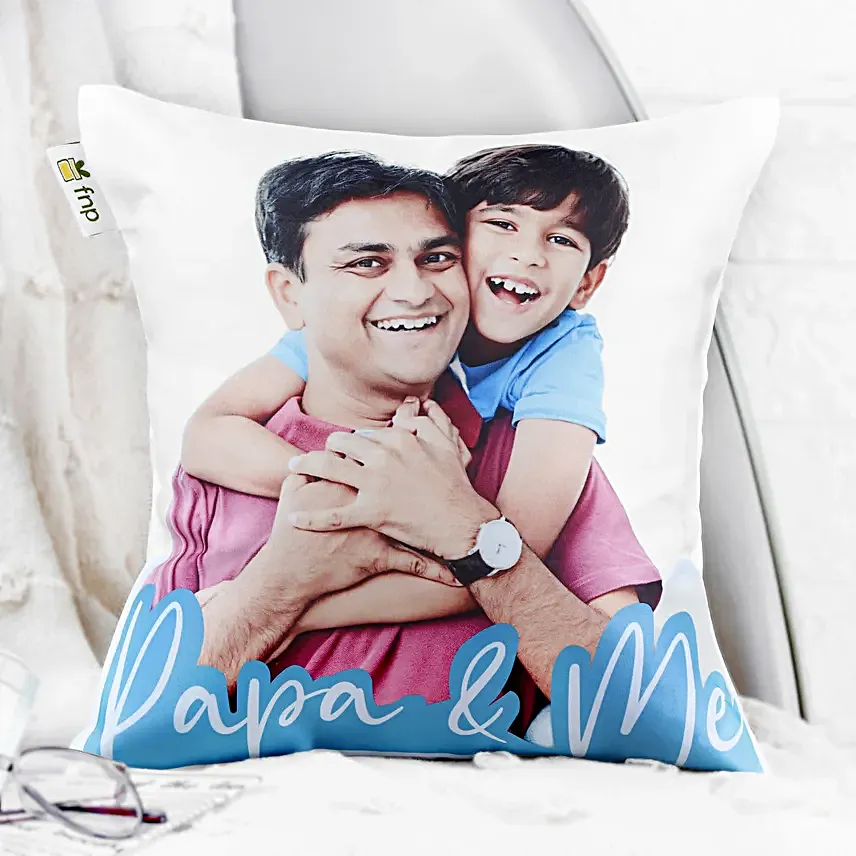 Personalised Photo Cushion For Him