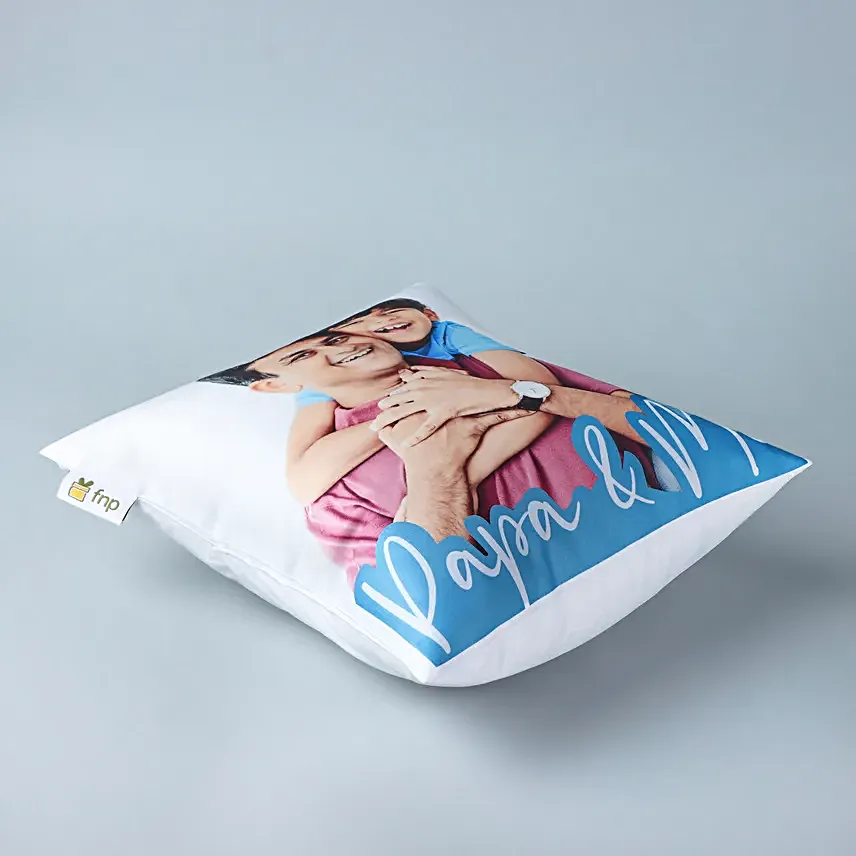 Personalised Photo Cushion For Him