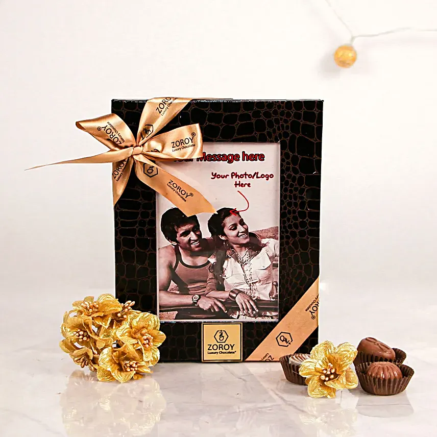 Personalised Photo Gift Box with Assorted Pralines