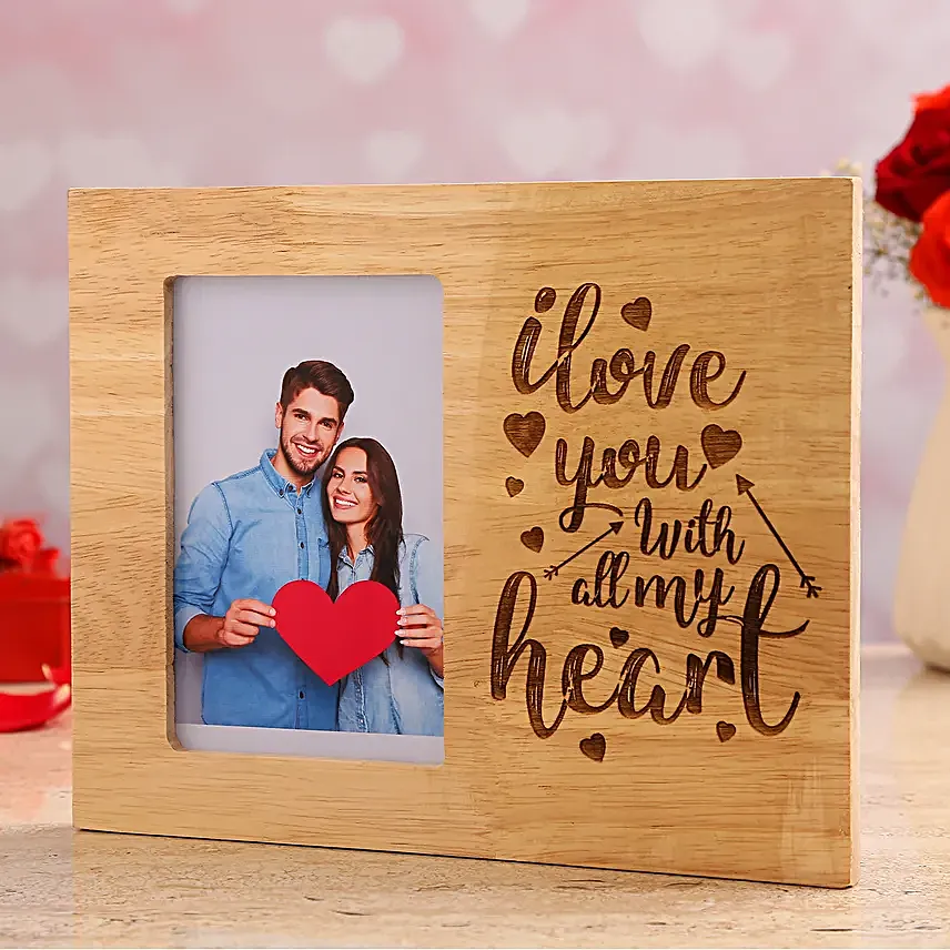 photo frame for valentines day online