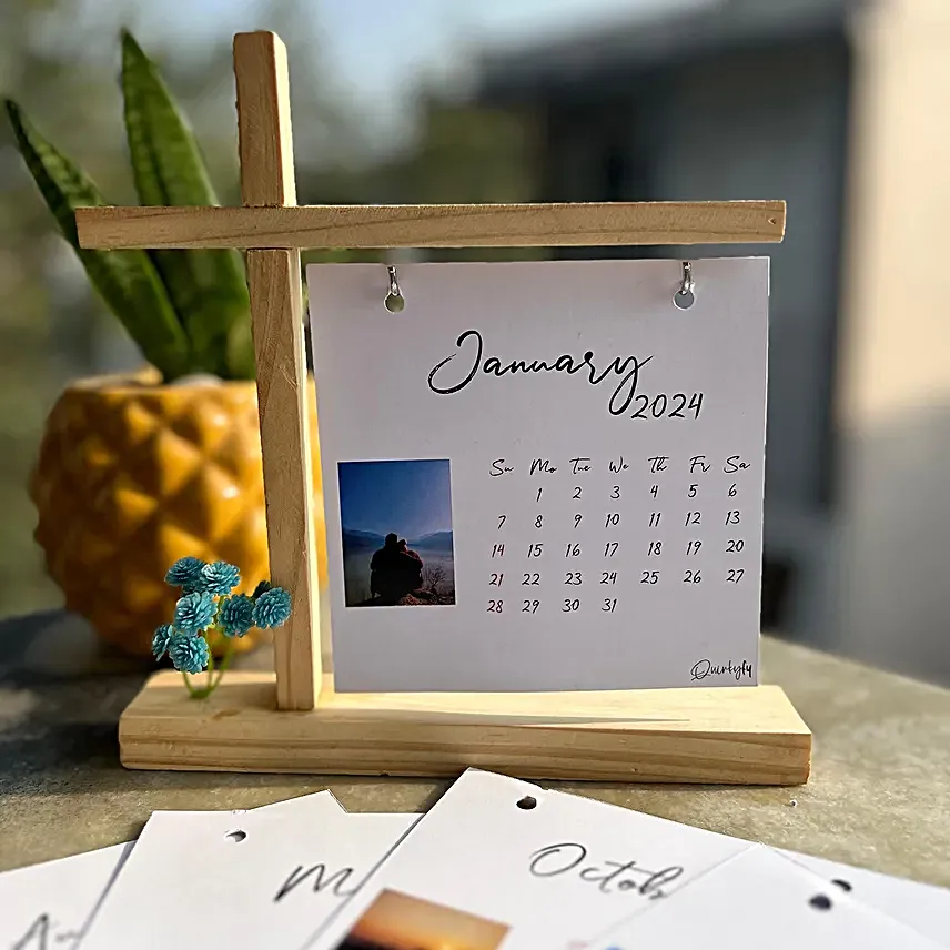 Personalised Photo New Year Calendar