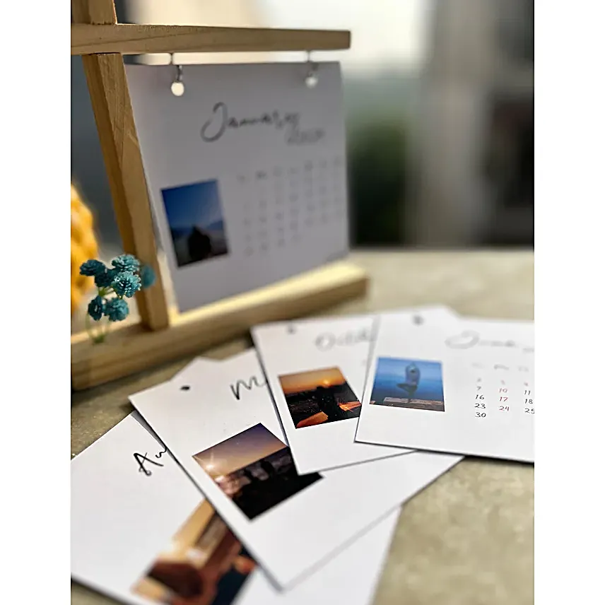 Personalised Photo New Year Calendar