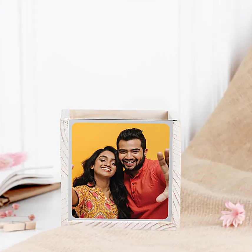 Personalised Photo Table Organiser