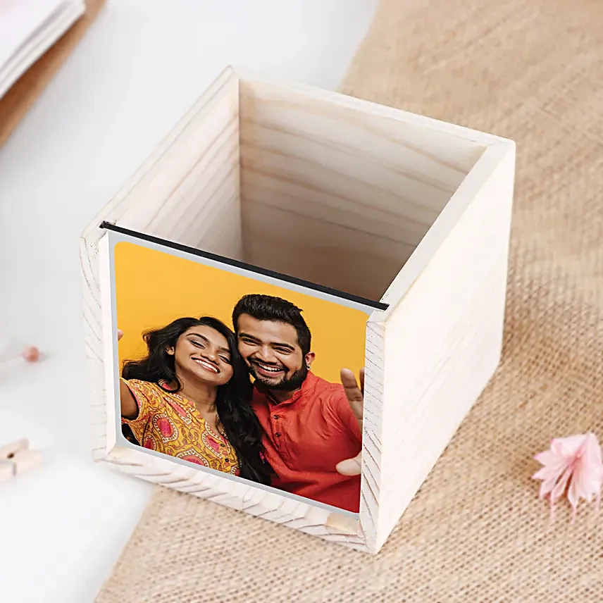 Personalised Photo Table Organiser