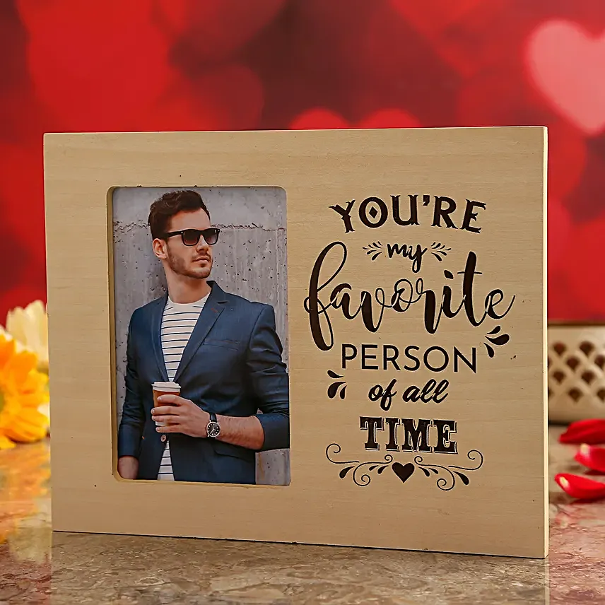 vday theme photo frame for him