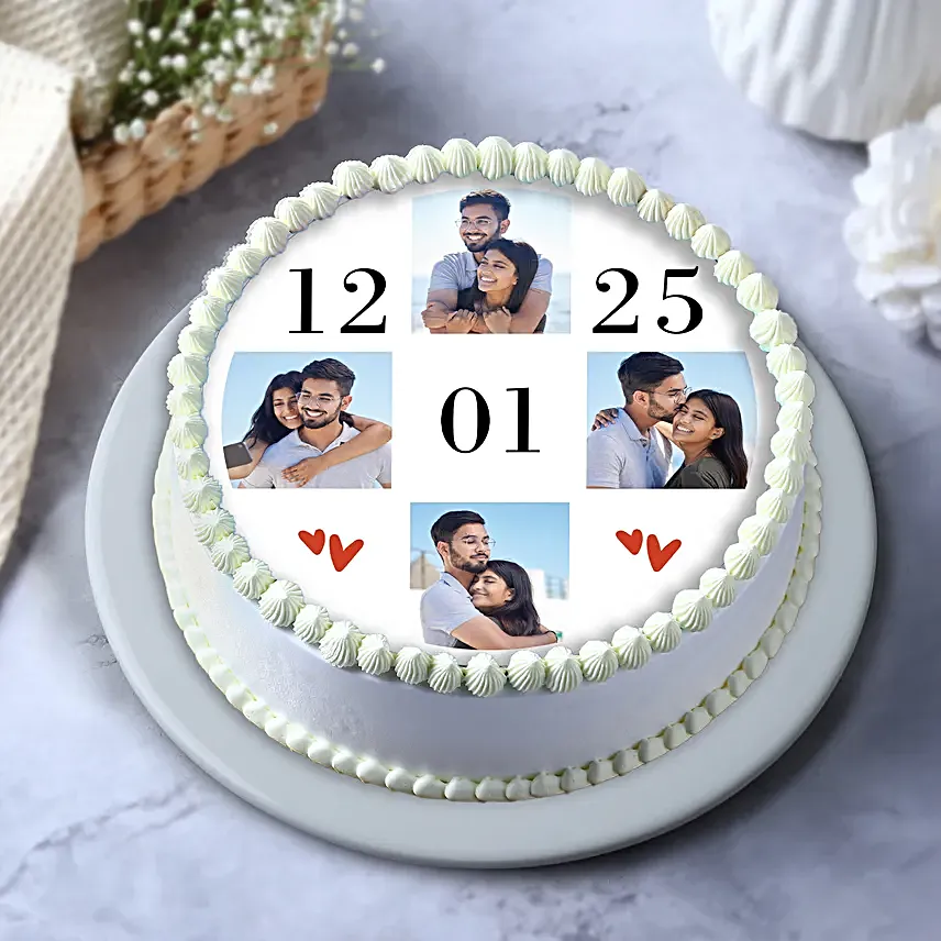 Personalised Pineapple Cakes Half Kg