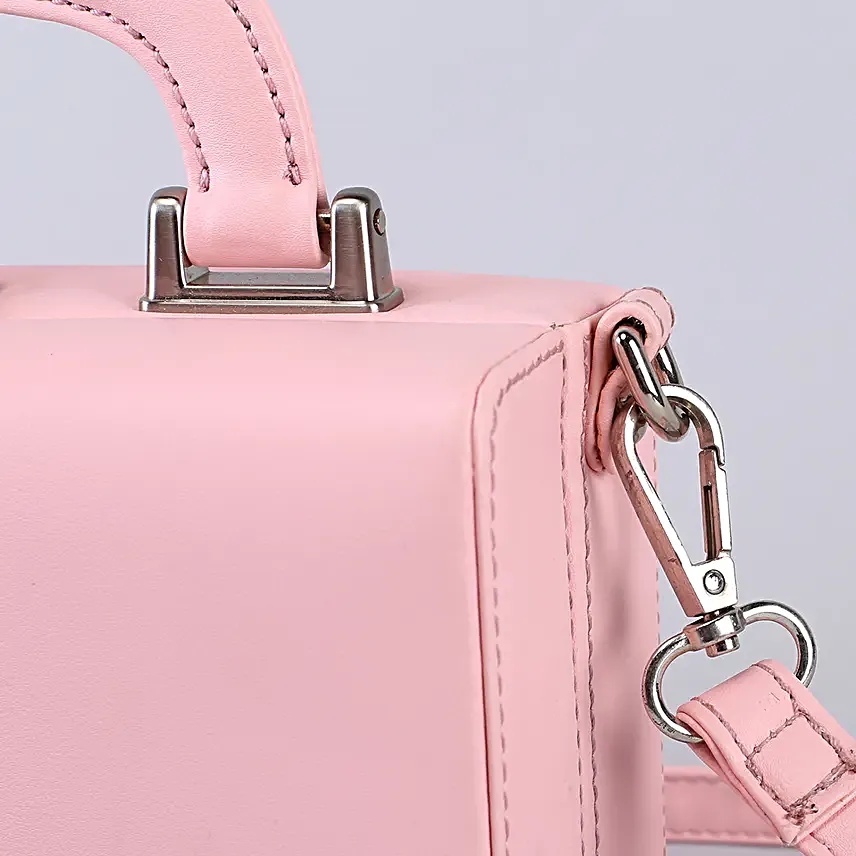 Personalised Pink Box Bag