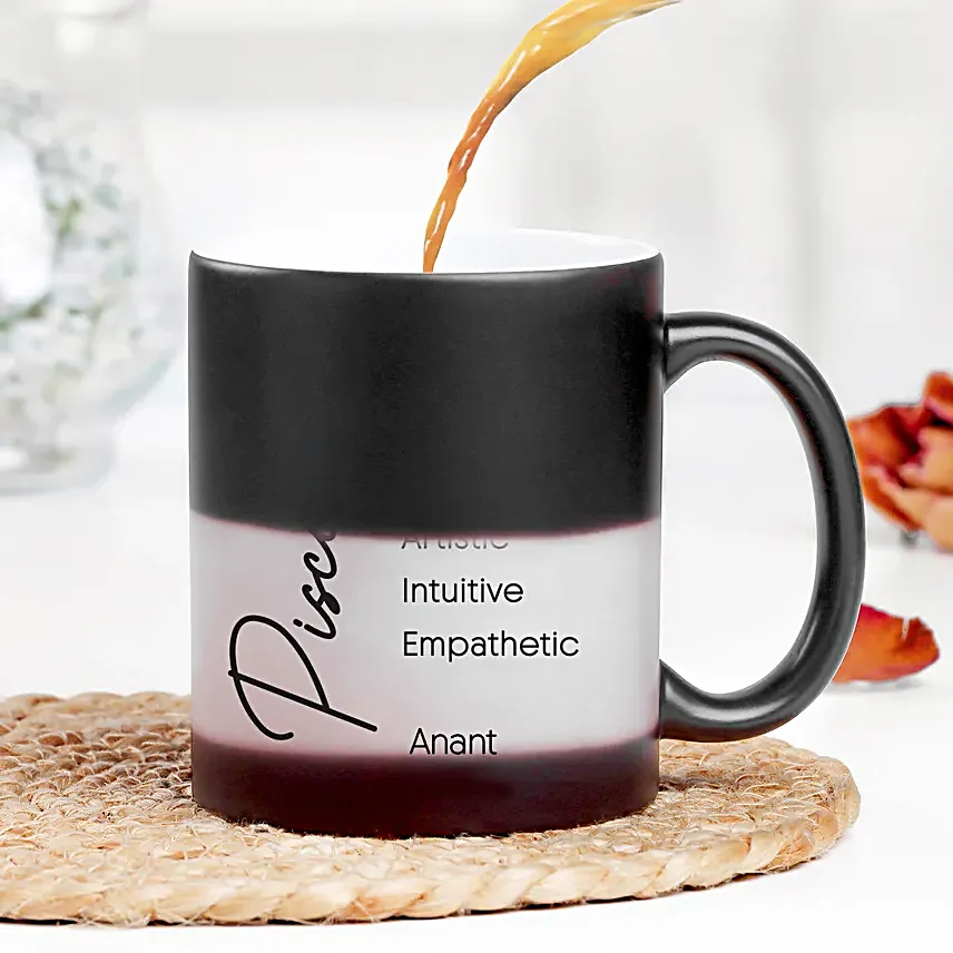 Personalised Pisces Traits Magic Mug