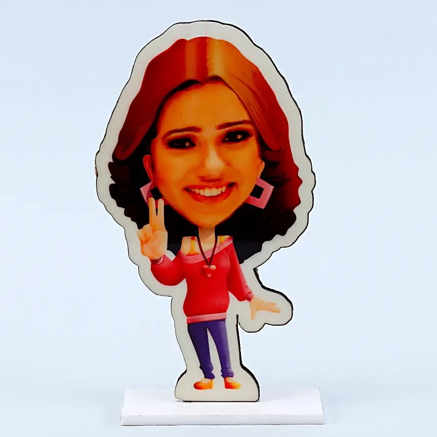 Online Personalised Pretty Girl Caricature