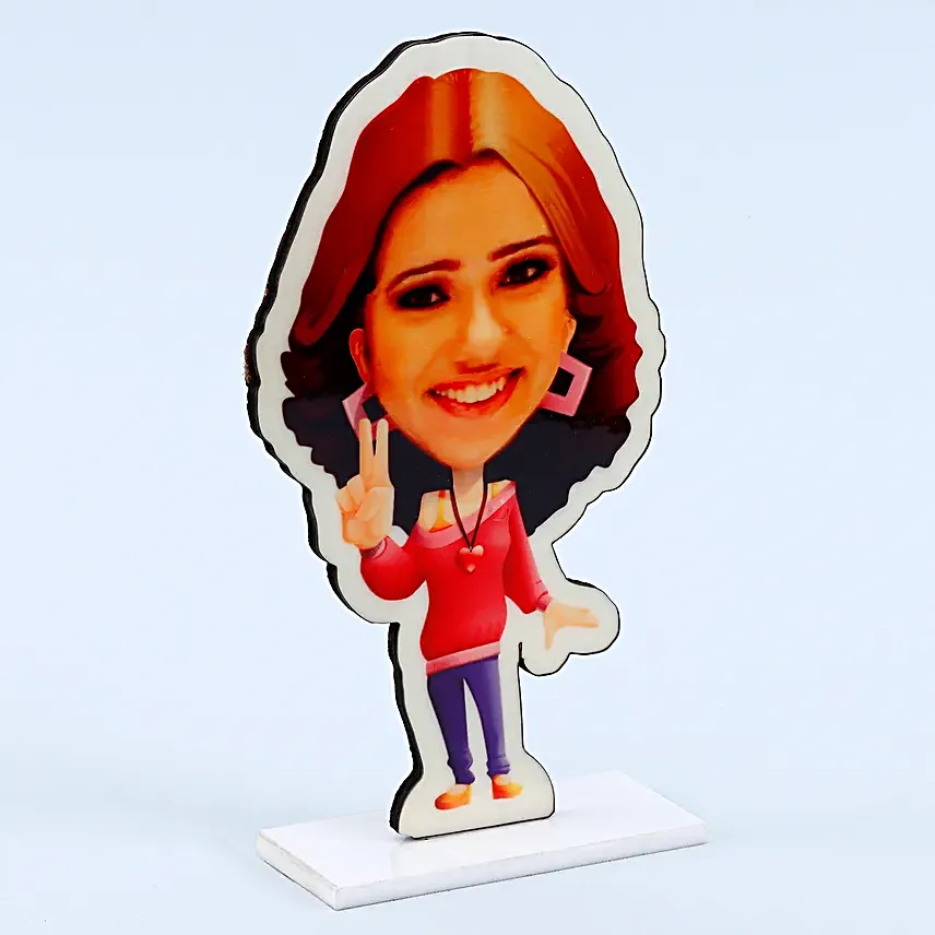 Online Personalised Pretty Girl Caricature