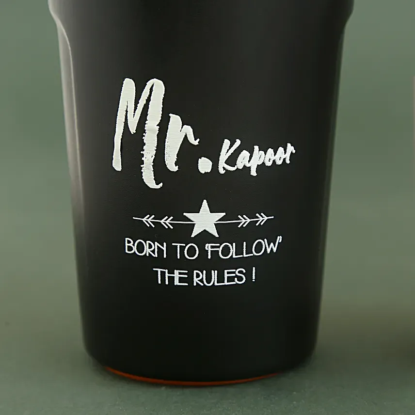 Personalised Quirky Couple Mug Set