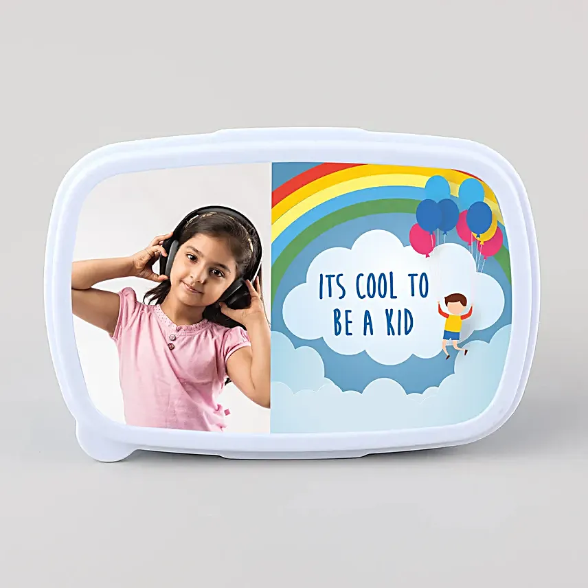 Personalised Rainbow Kids Lunch Box