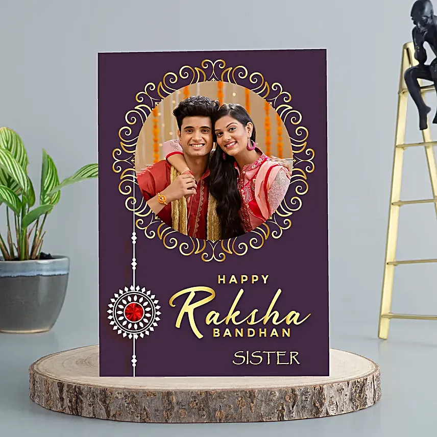Personalised Rakhi Greeting Card For Sister