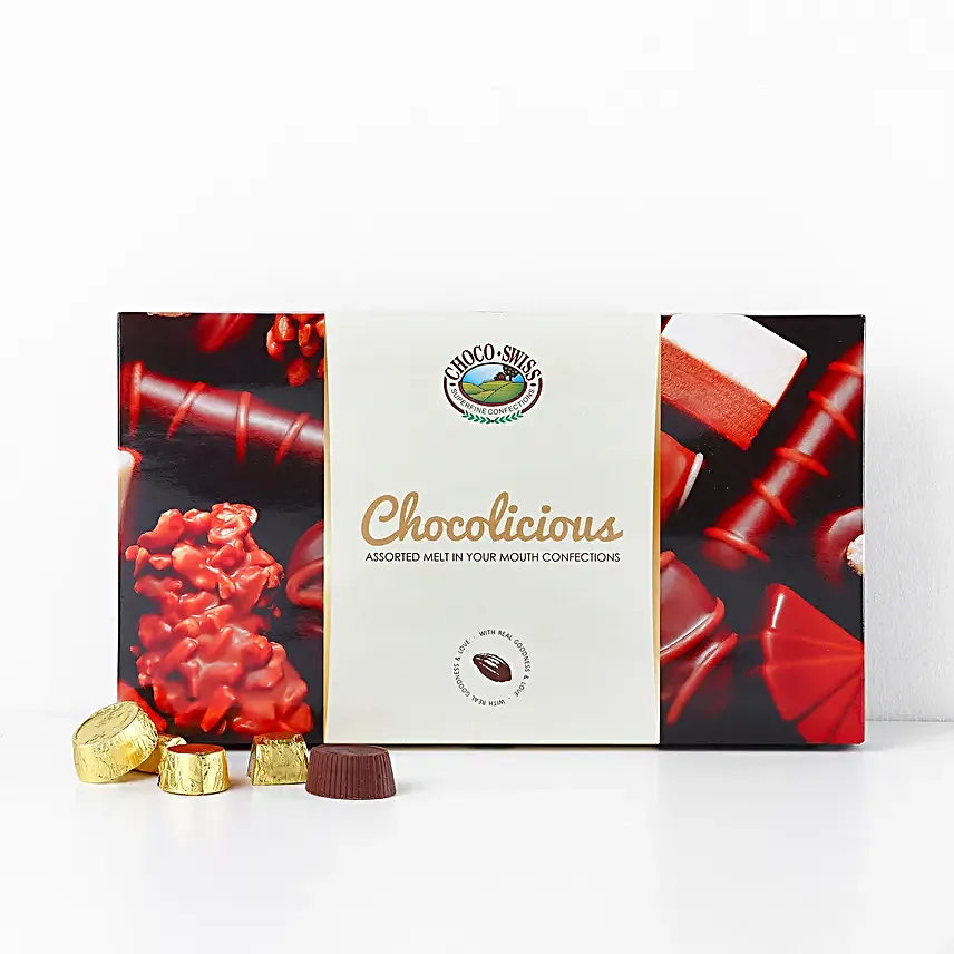 Personalised Rotating Frame N Chocolicious Gift Box