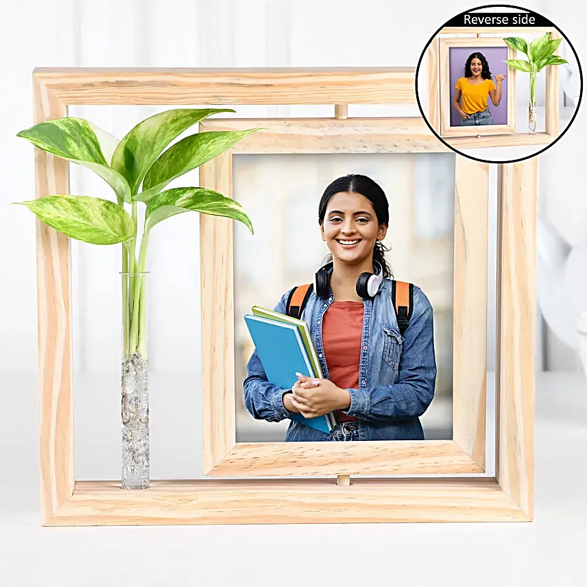 Personalised Rotating Photo Frame N Plant