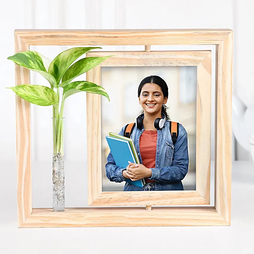 Personalised Rotating Photo Frame N Plant