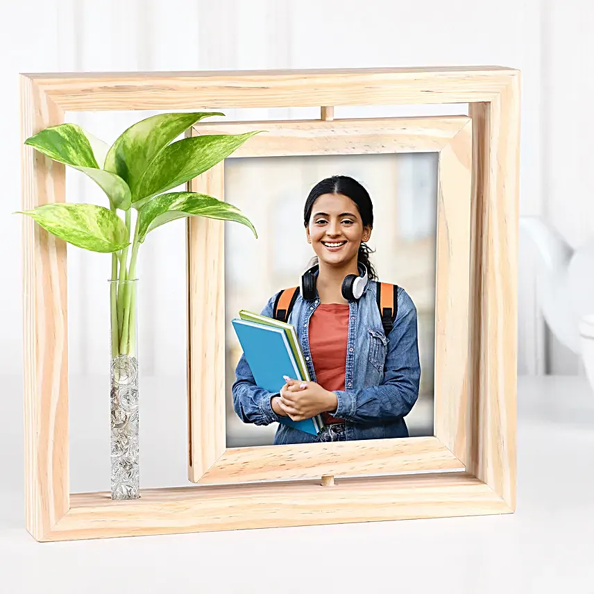 Personalised Rotating Photo Frame N Plant