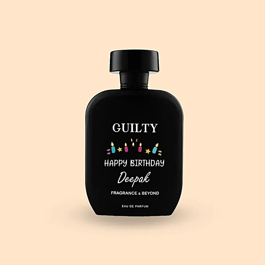 Personalised Seductive Birthday Perfume For Him