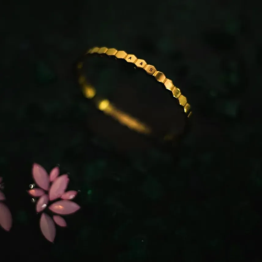 Personalised Signature Style Gold Bracelet