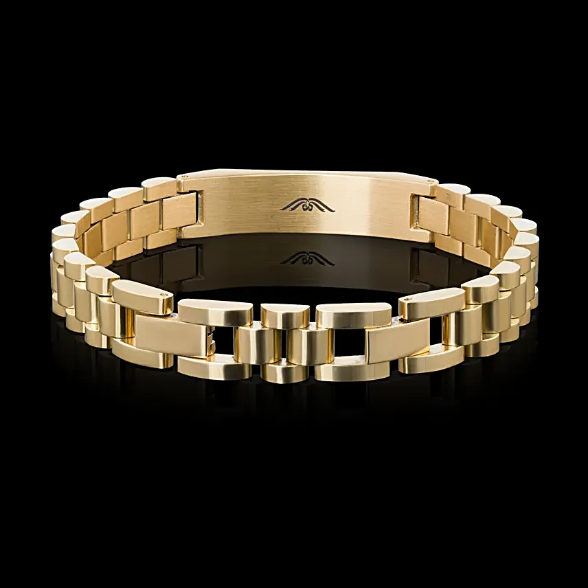 Personalised Stark Gold Bracelet Gift