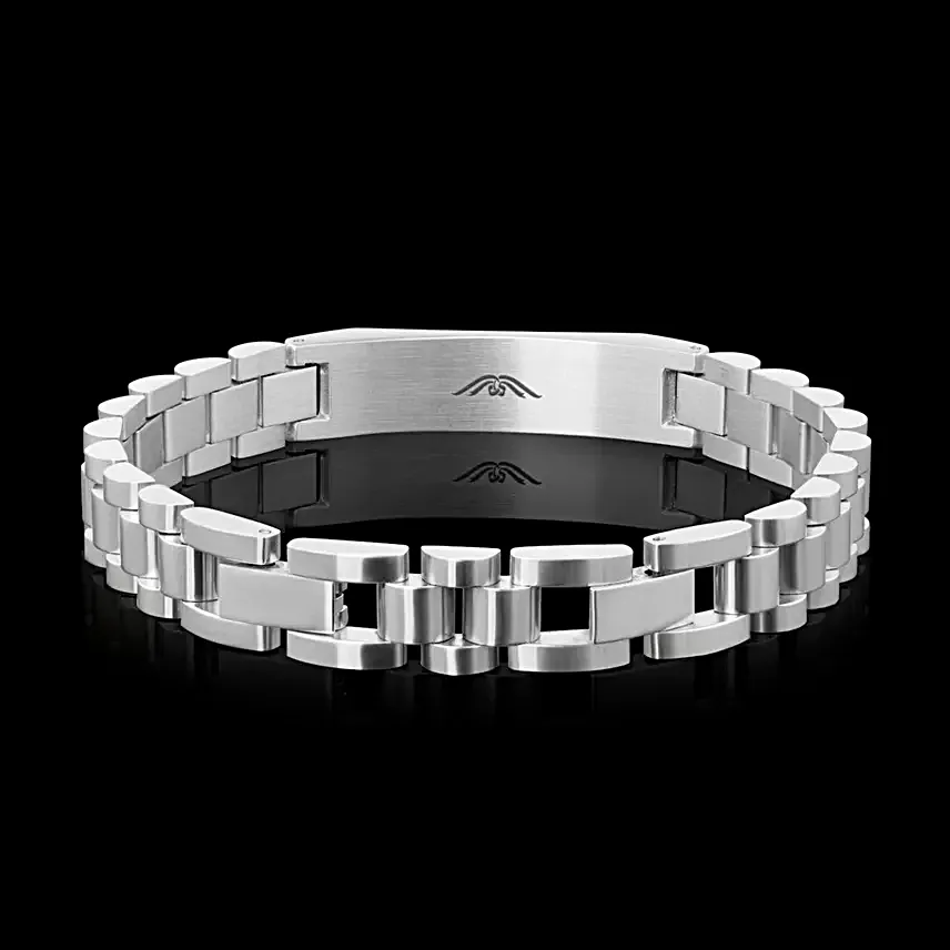 Personalised Stark Silver Bracelet Gift