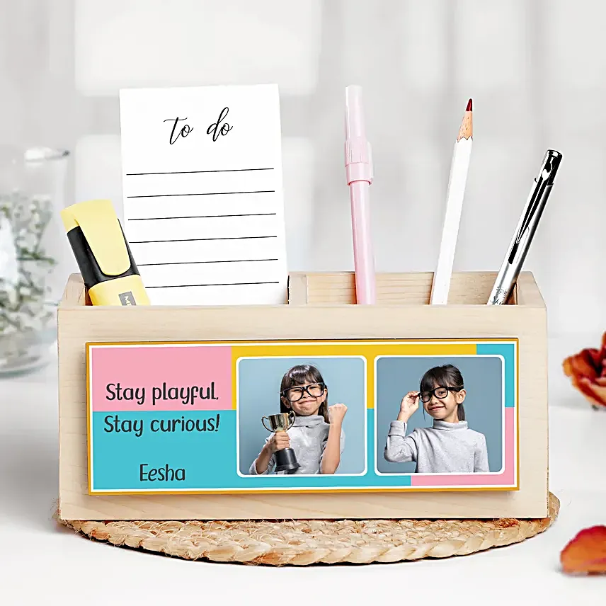 Personalised Stay Playful Childrens Day Special Organiser