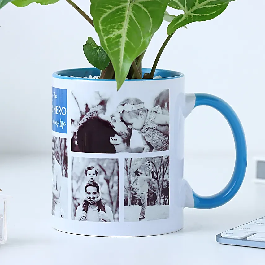 Personalised Syngonium Gift for Super Dads