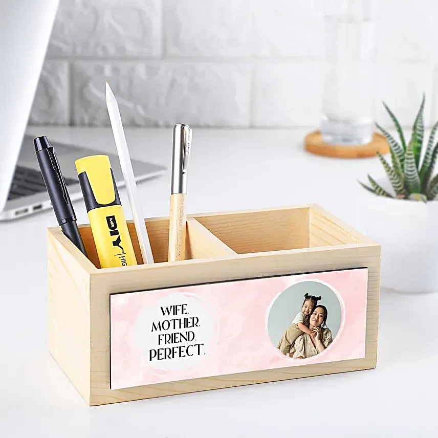 Personalised Table Oragniser For Her