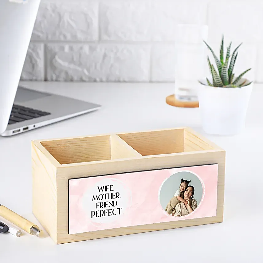 Personalised Table Oragniser For Her