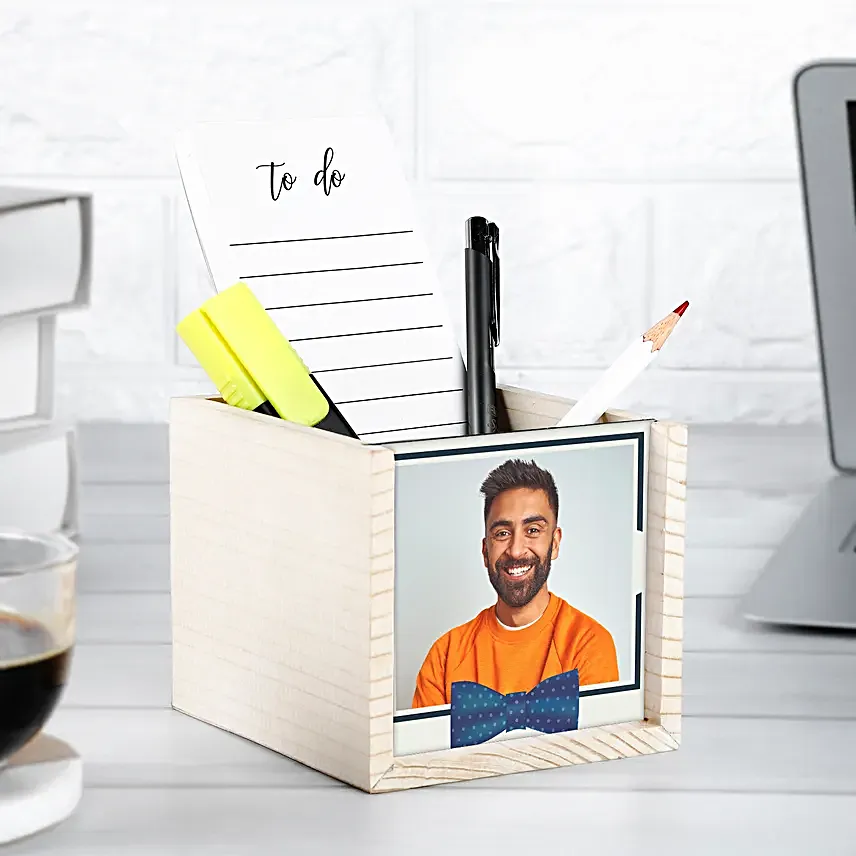 Personalised Table Organiser For Him