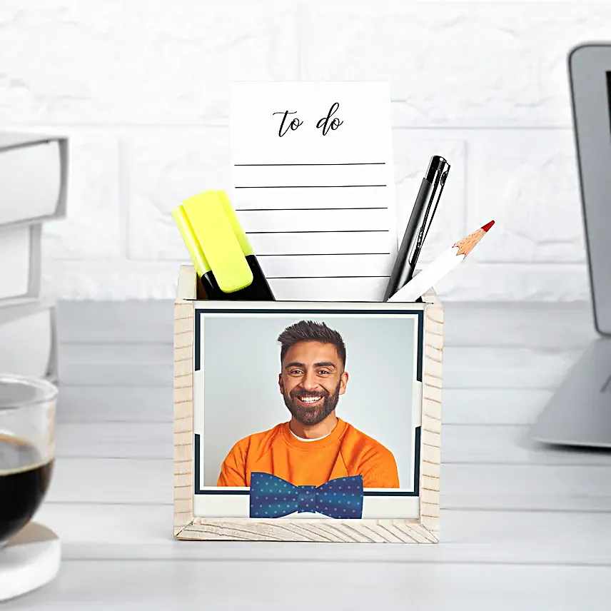 Personalised Table Organiser For Him