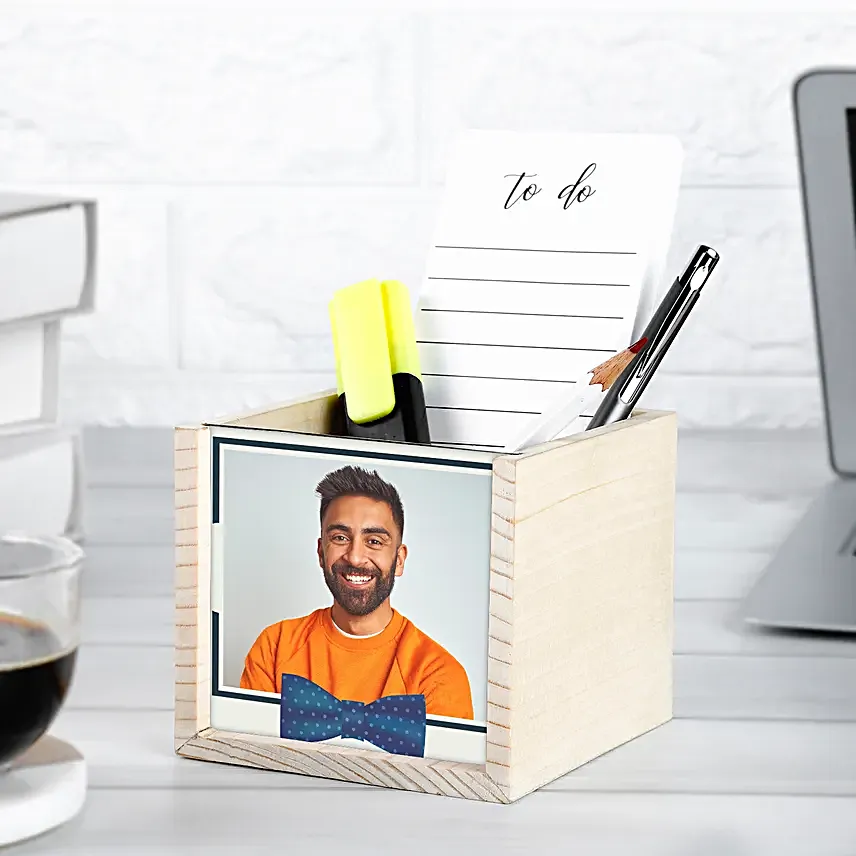 Personalised Table Organiser For Him