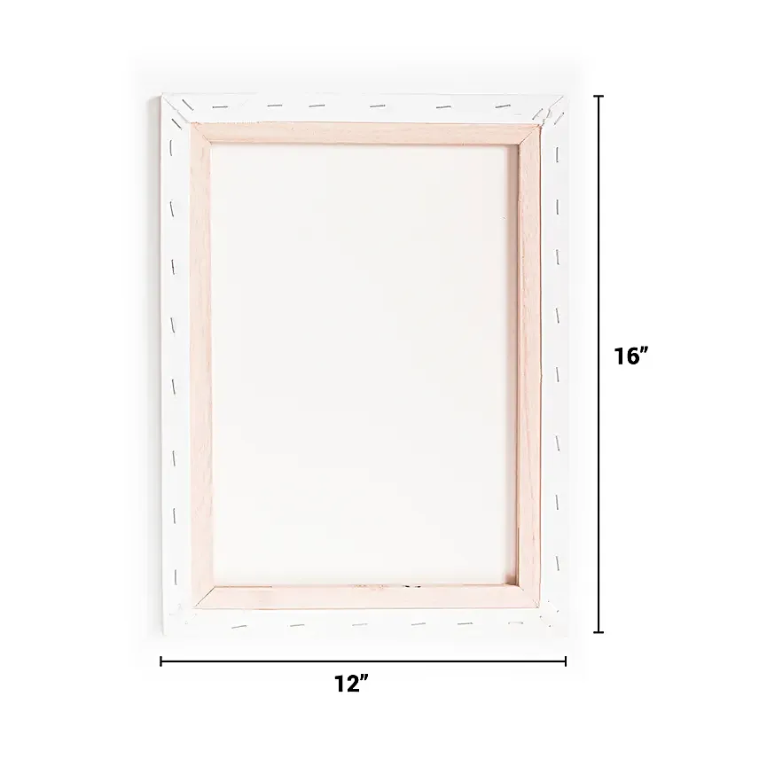 Personalised Tear Resistant Portrait Canvas Frame