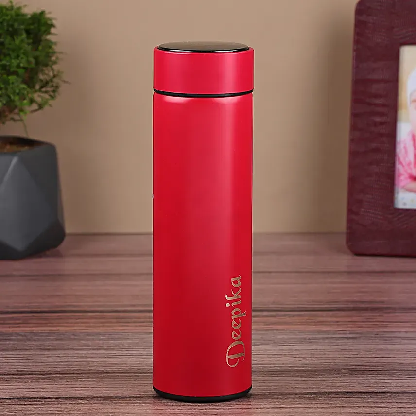 Personalised Temperature Display Bottle
