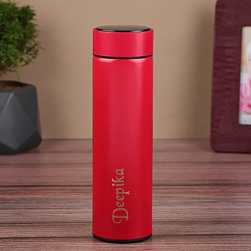 Personalised Temperature Display Bottle