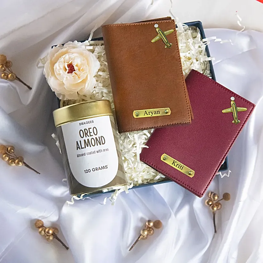 Personalised Travelling Couple Gift Box