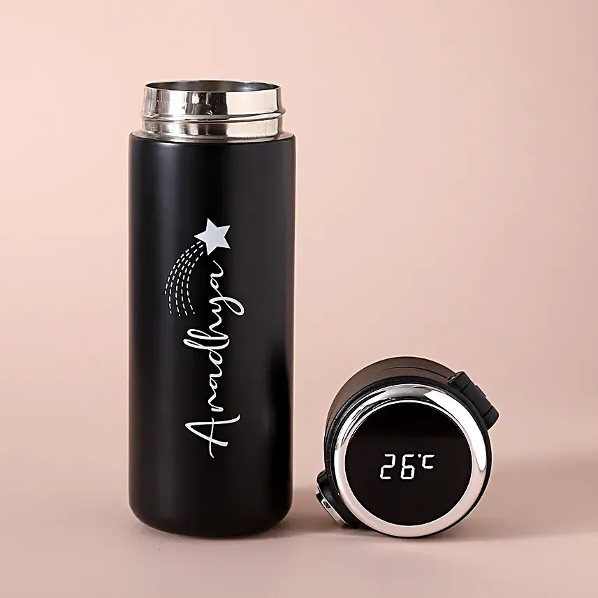 Personalised Tumbler With Temperature Display