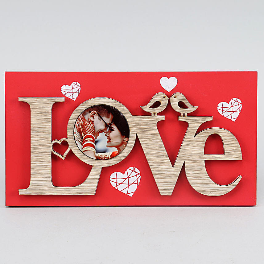 love theme personalised frame