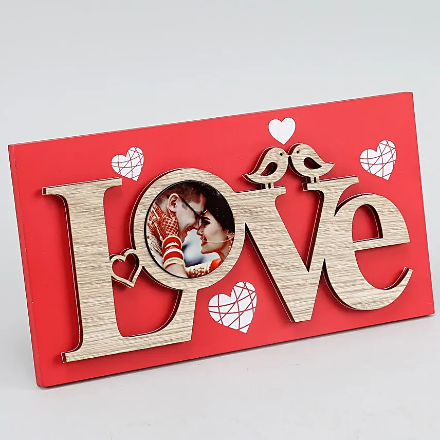 love theme personalised frame