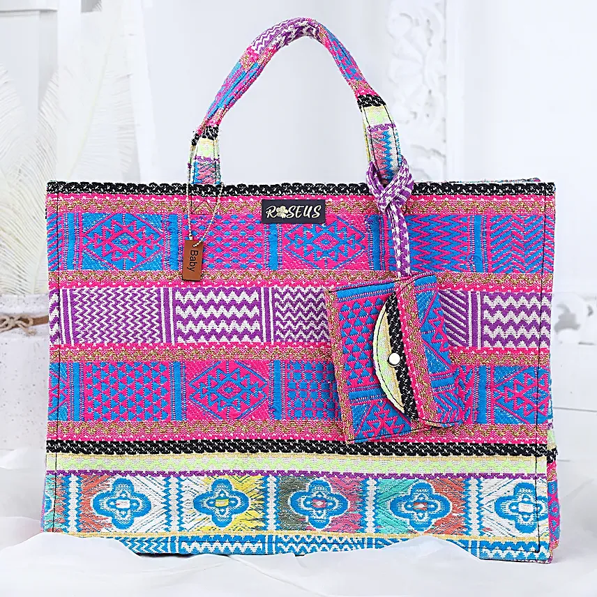 Personalised Vibrant Look Tote Bag